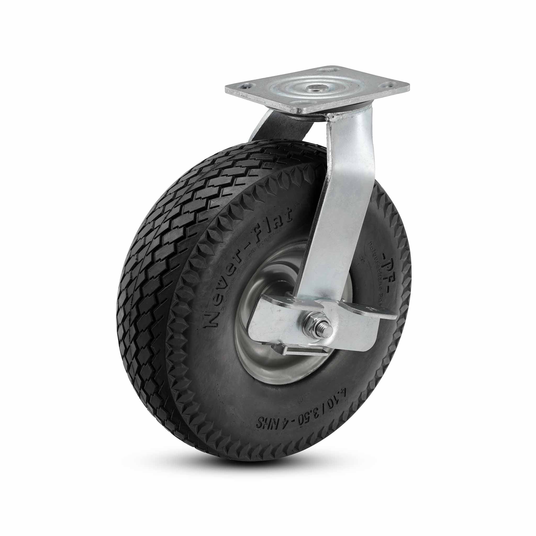 Pneumatic and Never-Flat Wheel Casters
