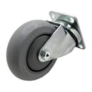 4" Swivel Caster with Performance Rubber Wheel - 02XR04028S