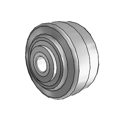 1.625" x 0.875" Performa Wheel - 1.00001.441