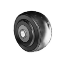 2" x 0.875" Cushion & Hard Rubber Wheel - 1.00002.45
