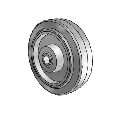 3" x 0.875" Performa Wheel - 1.00003.441