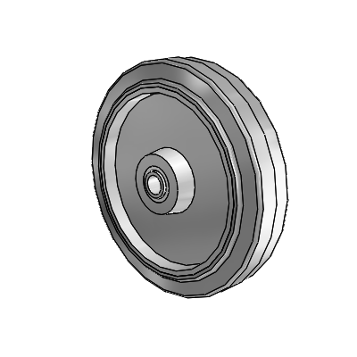 4" x 0.875" Performa Wheel - 1.00004.441