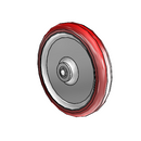 5" x 0.875" Polyurethane Hi-Tech Wheel - 1.00005.91