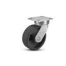 4"x2" Ergonomic Caster – USA Kingpinless Rig, Glass-Filled Polypropylene Wheel
