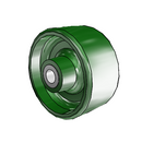 2.5" x 1.25" Cast Iron Wheel - 2.00002.12