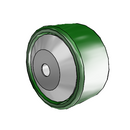 2.5" x 1.25" Cast Iron Wheel - 2.00002.12 TG1