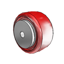 2.5" x 1.25" Polyurethane Hi-Tech Wheel - 2.00002.91 TG1