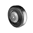 4" x 1.25" Polyolefin Wheel - 2.00004.55 TG1