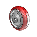 4" x 1.25" Polyurethane Hi-Tech Wheel - 2.00004.95 TG1