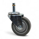 3"x 13/16" Swivel Caster with 7/16" Grip Ring and Grey TPU Wheel