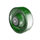 4" x 1.5" Cast Iron Wheel - 3.00004.105