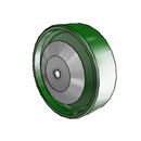 5" x 1.5" Cast Iron Wheel - 3.00005.109 TG1