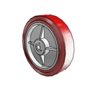 6" x 1.5" Polyurethane Hi-Tech Wheel - 3.00006.901
