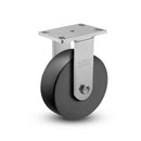 Kingpinless 6"x3" Trionix Nylon Rigid Caster with 7.25"x5.25" Plate