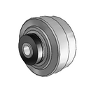 3" x 1.5" Performa Wheel - 4.00003.449