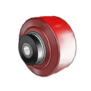 3" x 1.5" Polyurethane Hi-Tech Wheel - 4.00003.911