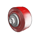 3" x 1.5" Polyurethane Hi-Tech Wheel - 4.00003.915