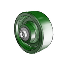 4" x 1.5" Cast Iron Wheel - 4.00004.115