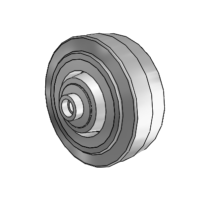 4" x 1.5" Performa Wheel - 4.00004.445