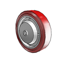 6" x 1.5" Polyurethane Hi-Tech Wheel - 4.00006.915 TG1