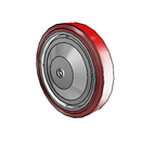 8" x 1.5" Polyurethane Hi-Tech Wheel - 4.00008.915 TG1