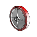 8" x 1.5" Polyurethane Hi-Tech Wheel - 4.00008.919