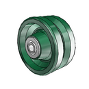 4" x 2" V-Groove Wheel - 5.00004.731