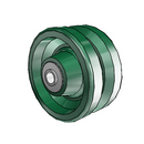 4" x 2" V-Groove Wheel - 5.00004.735