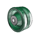 4" x 2" V-Groove Wheel - 5.00004.739
