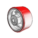 4" x 2" Moldon Polyurethane (Cast Iron Core) Wheel - 5.00004.941.7