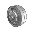 5" x 2" Performa Wheel with Precision Ball Bearings for 1/2" Axle