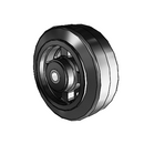 5" x 2" Moldon Rubber Wheel - 5.00005.649.7