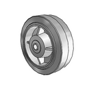 6" x 2" Performa Wheel with Precision Ball Bearings for 1/2" Axle