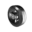 6" x 2" Moldon Rubber Wheel - 5.00006.641.7