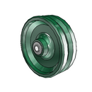 6" x 2" V-Groove Wheel - 5.00006.735