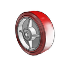 6" x 2" Polyurethane Hi-Tech Wheel - 5.00006.921