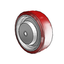 6" x 2" Moldon Polyurethane (Aluminum Core) Wheel - 5.00006.931 TG1