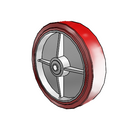 8" x 2" Polyurethane Hi-Tech Wheel - 5.00008.925