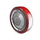 8" x 2" Polyurethane Hi-Tech Wheel - 5.00008.929 TG1