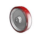 8" x 2" Moldon Polyurethane (Aluminum Core) Wheel - 5.00008.931
