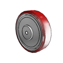 8" x 2" Moldon Polyurethane (Aluminum Core) Wheel - 5.00008.935 TG1