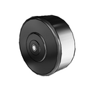 6" x 2.5" Phenolic Wheel - 6.00006.369