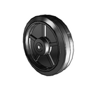 10" x 2.5" Moldon Rubber Wheel - 6.00010.669.7