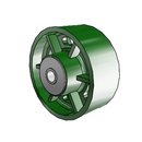 6" x 2.5" Cast Iron Wheel - 7.00006.161