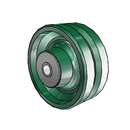 6" x 2.5" V-Groove Wheel - 7.00006.769