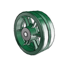 8" x 3" V-Groove Wheel - 7.00008.779