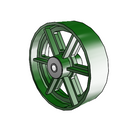 10" x 3" Cast Iron Wheel - 7.00010.171