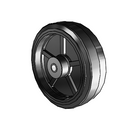 10" x 3" Moldon Rubber Wheel - 7.00010.671.7