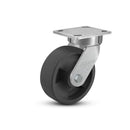 6"x2" Ergonomic Caster – USA Kingpinless Rig, Glass-Filled Polypropylene Wheel