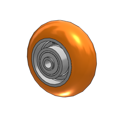 5" x 2" CG-MAX Orange Wheel - AN0522808MAX